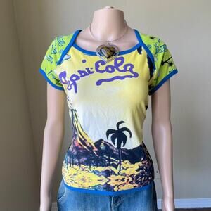 Early 2000s pepsi cola babytee